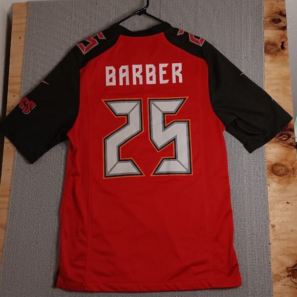 Nike NFL Players On Field Jersey Mens S Tampa Bay Bucs Barber #25 Red - Picture 10 of 14